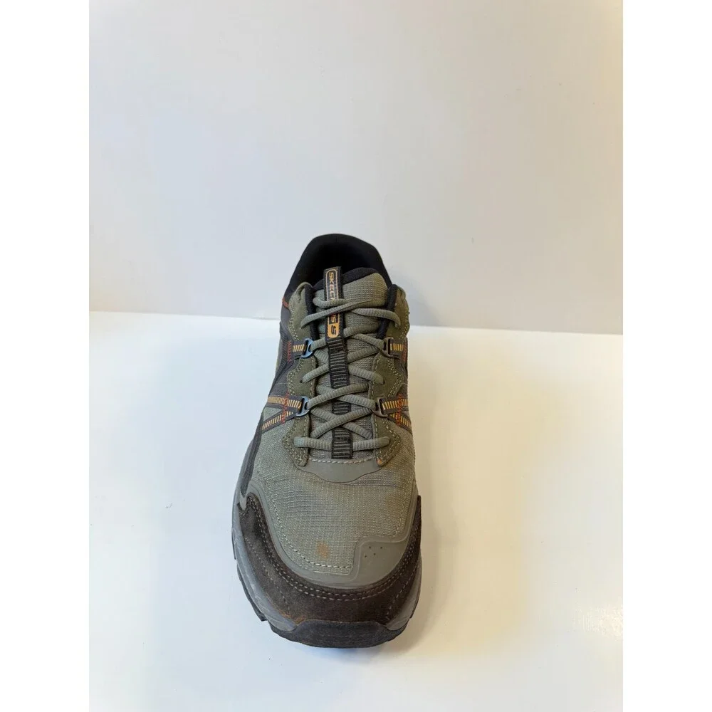 Skechers Men's Vigor AT Durango Sneaker,Olive/Multi, US 12